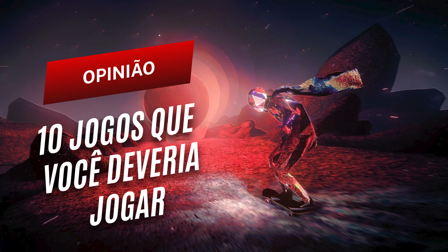Montagem colorida com personagens dos dez jogos selecionados