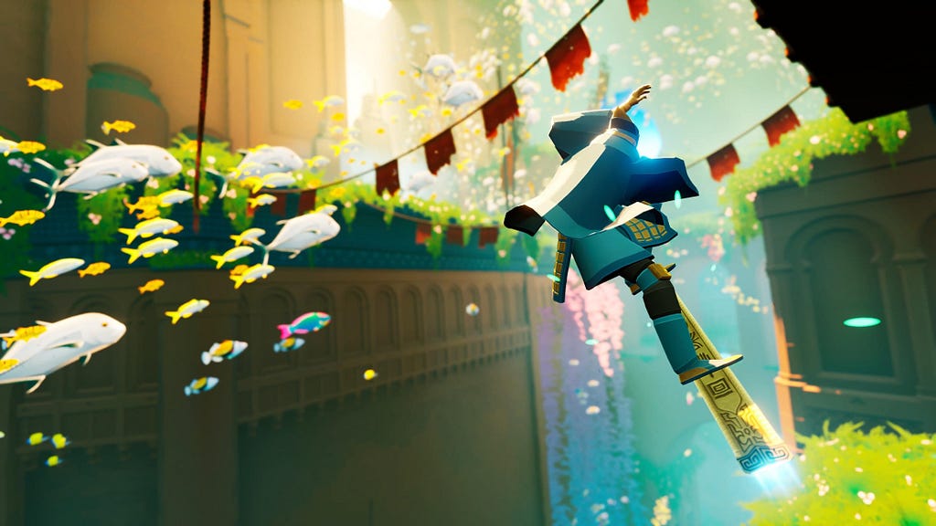Imagem do artigo Sword of the Sea surfa na onda da pura beleza