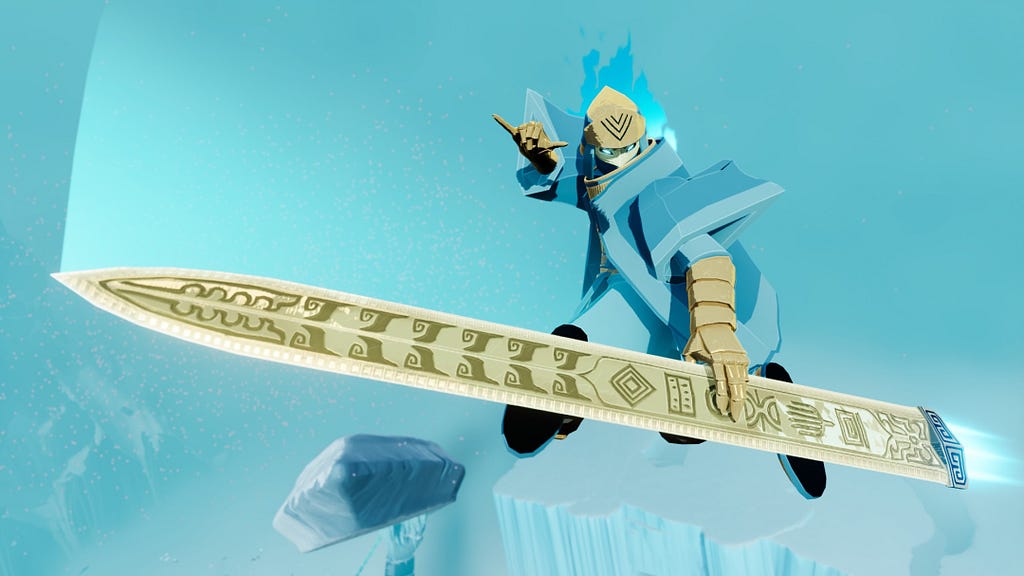Imagem do artigo Sword of the Sea surfa na onda da pura beleza